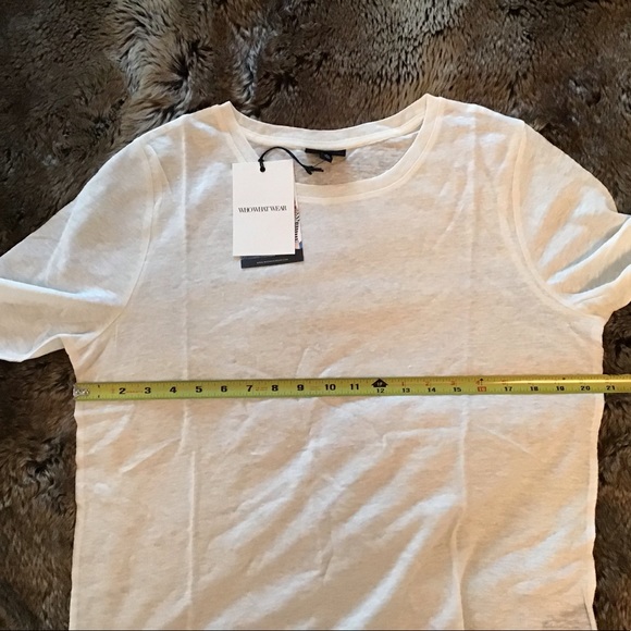 COPY - NWT Linen cream t shirt - Picture 3 of 3